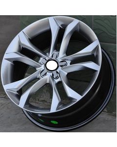 Hyper silver 18 19 Inch 5x112 Car Alloy Wheels fit